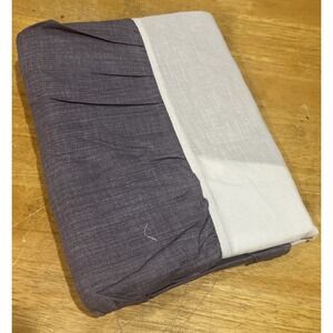 Vtg Arley Corp Home Dark‎ Lavender Purple Full Size Bedskirt Ruffled
